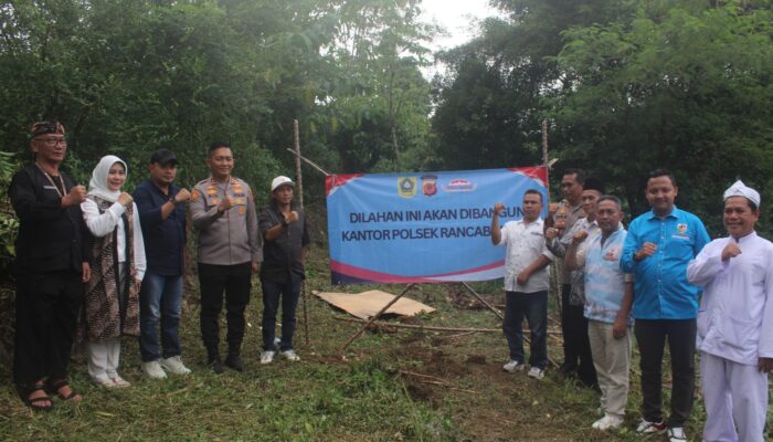 Kapolres Bogor Tinjau Lahan Relokasi Kantor Polsek Rancabungur